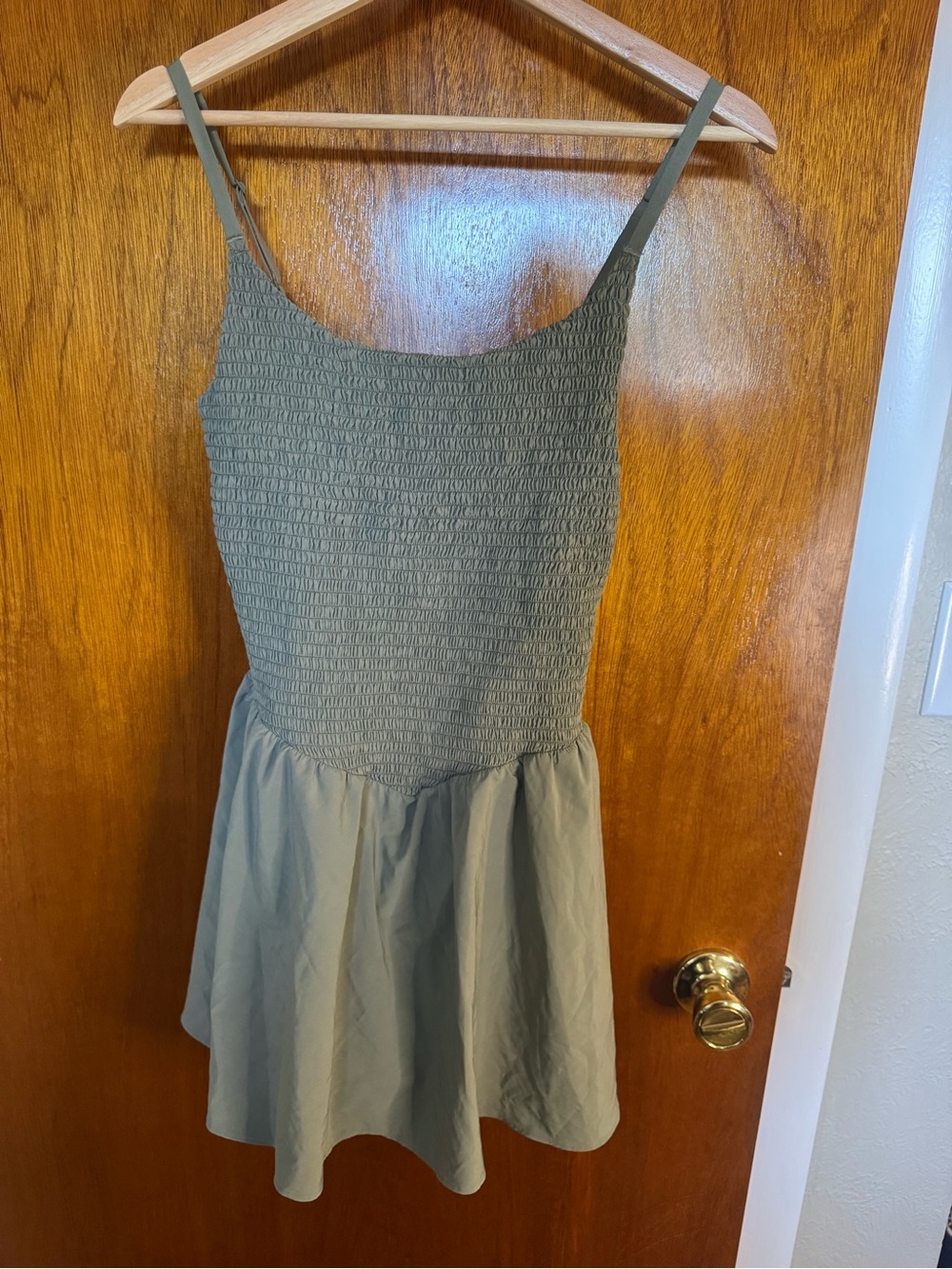 OFFLINE By Aerie Real Me Smocked Flowy Dress